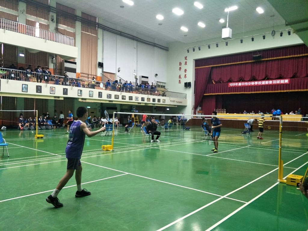 109年臺中市中等學校運動會羽球競賽於萬和國中活動中心舉行（圖片2）