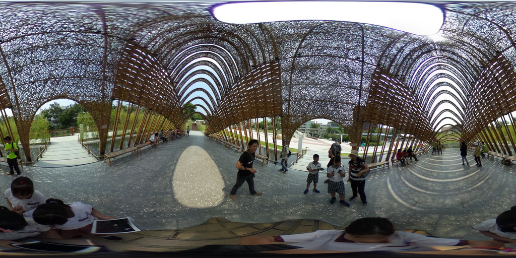 葫蘆墩國小利用360環景照相機建置校園植物學習步道（圖片2）