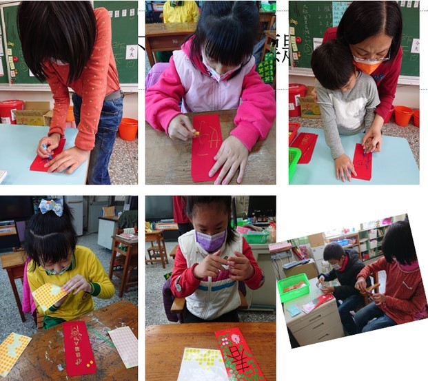 天使班孩子製作紅包感謝五年三班同學的陪伴（圖片2）