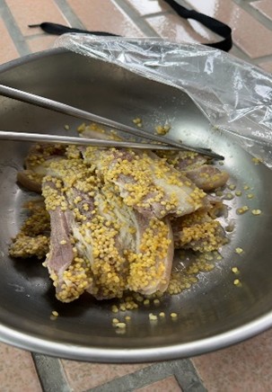油炸前的小米醃肉（圖片6）