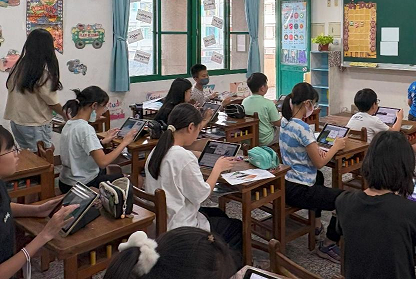 科技做為輔助，能協助教師檢測成果。（圖片5）