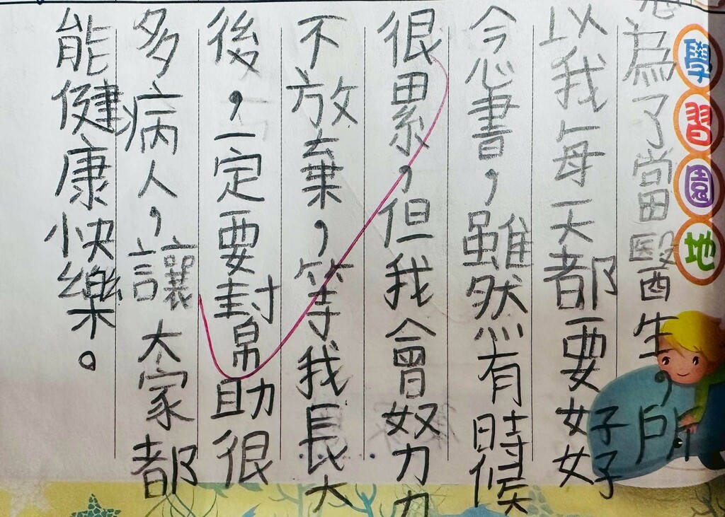 學生每週寫的週記（圖片2）