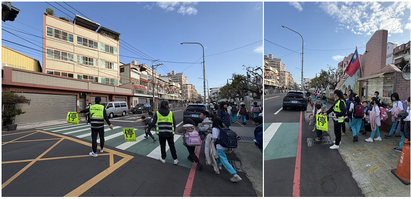 家長擔任導護志工，師生更能感受到社區的關懷與支持。（圖片2）