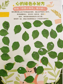 透過心的綠色小秘方，讓學生練習壓力釋放與控制情緒。（圖片3）