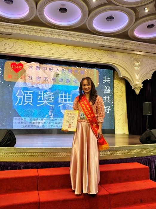 孟慈會長當選114年大台中好人好事代表（圖片3）