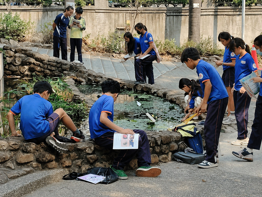 透過課程的動態參與，促進學生對校園產生認同。（圖片2）