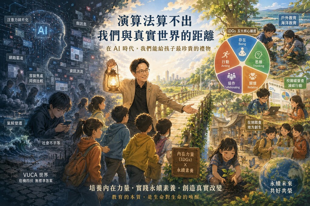 AI時代，永續素養引領孩子走向真實世界（文章圖片）